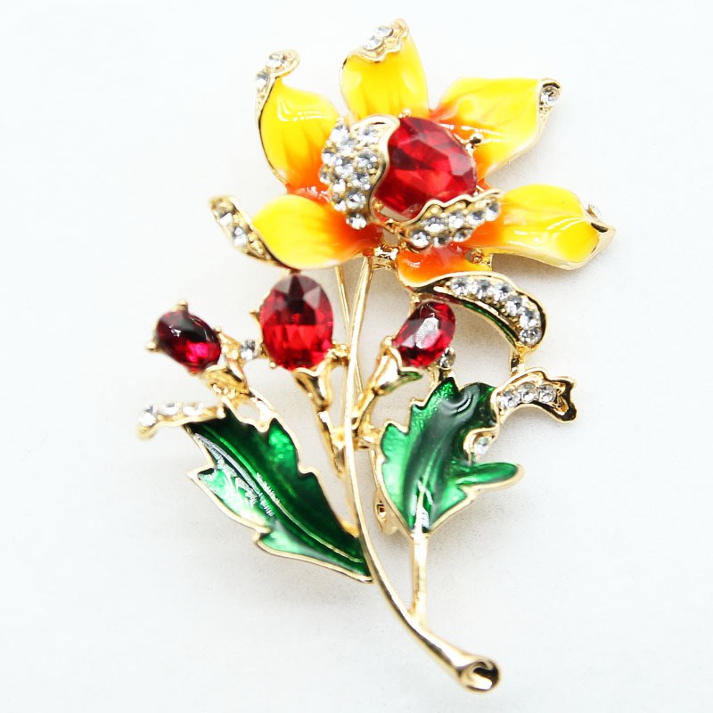 Broche Fleur de Soleil