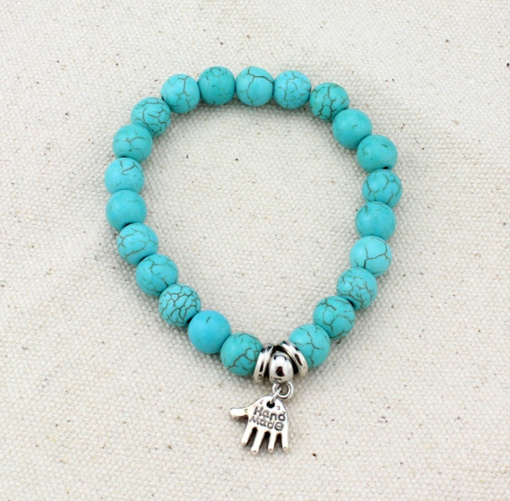 Boho Vintage Turquoise Bracelet - Stylish Fashion Jewelry