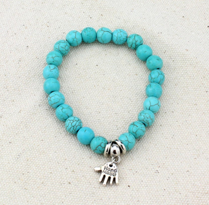 Boho Vintage Turquoise Bracelet - Stylish Fashion Jewelry