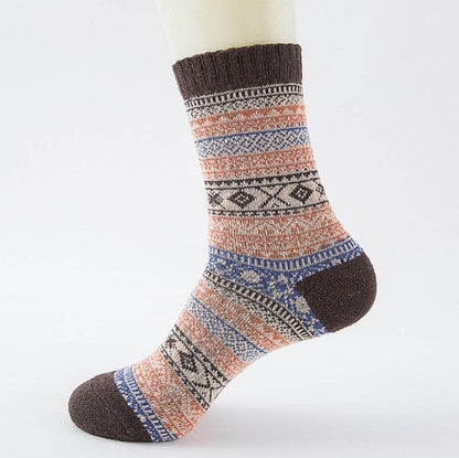 Winter Thick Warm Stripe Wool Socks