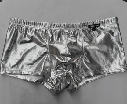 Men's Sexy Golden/Silver Underwear Boxers/Briefs