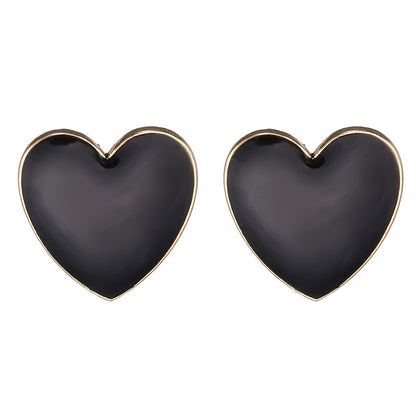 Heart Stud Earrings Trendy Jewelry Statement Stud Earring