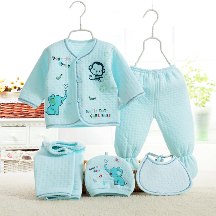 Baby underwear five-piece warm clothes