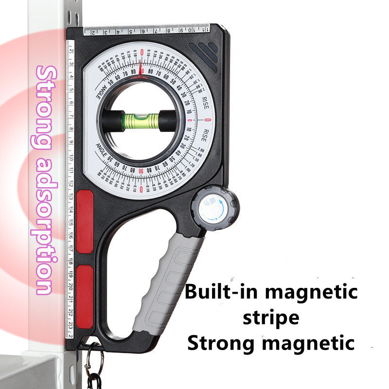 Lutningslinjal Magnetisk multifunktionsnivåmätningsinstrument Hög precision