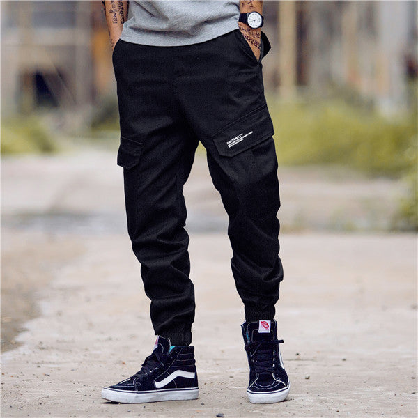 Herrmode Streetwear Byxor Herr Jogger Camo Harem Byxor Street Style Ungdom Casual Camouflage Slim Fit Ankelbyxor Man