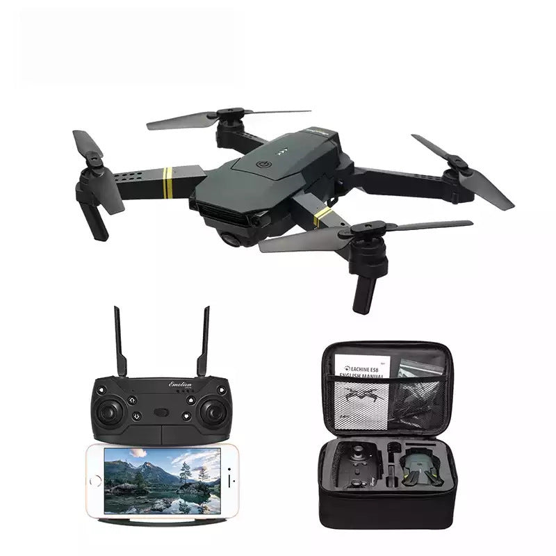 E58 folding aerial drone aircraft