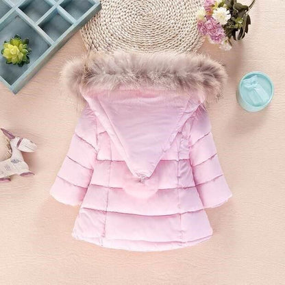 1 year old baby girl's hand-stuffed cotton coat