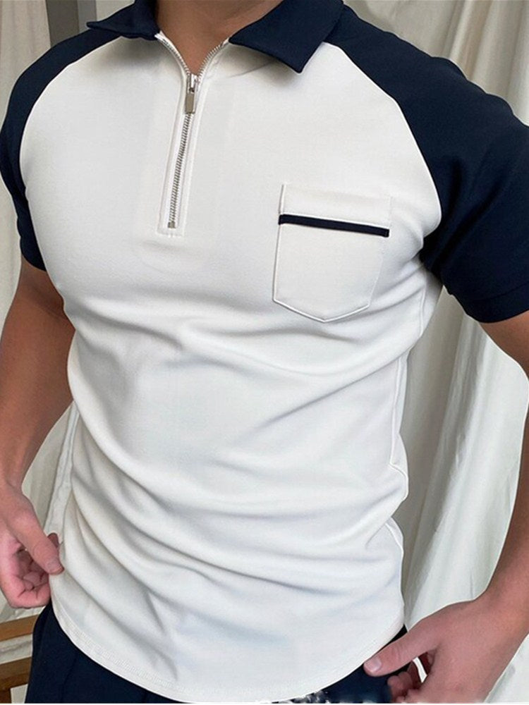 Polo homme hommes polos solides marque hommes chemise à manches courtes chemise d'été homme vêtements