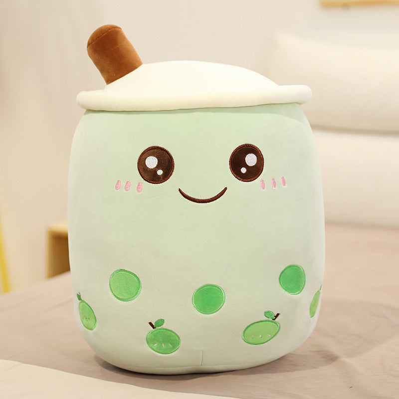 Pearl milk tea cup pillow