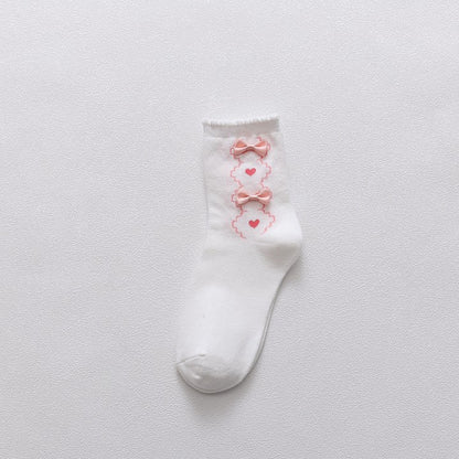 Chaussettes fille nœud