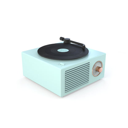 Trådlös mini bärbar retro grammofonhögtalare med Bluetooth-funktion 
