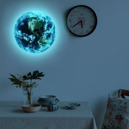 Glow In The Dark 3D Earth Wall Sticker FREE GLOBAL SHIPPING