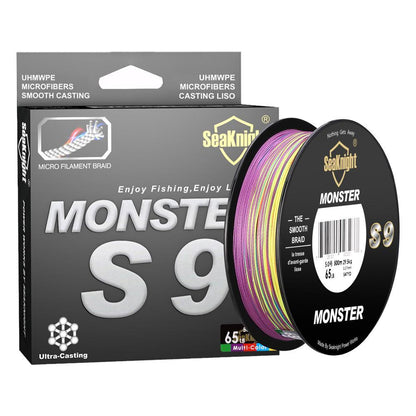 Wear resistant lua braided fishing line