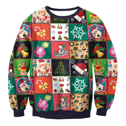 Rådlig jul SWEATER Semester Santa Elf Roliga kvinnor män tröjor toppar hösten vinter kläder till vintern