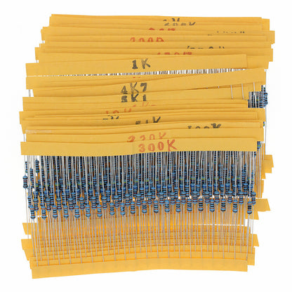 Five Color Ring Resistance 1% Precision Metal Film Resistor Package