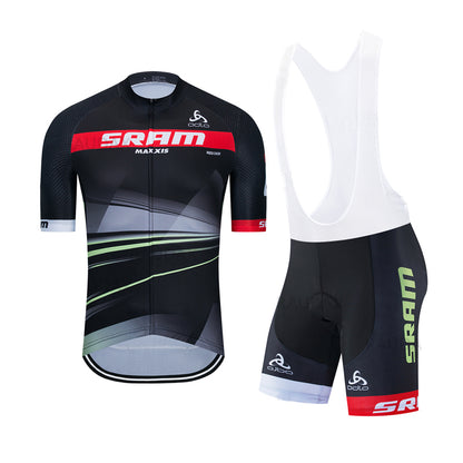 Ensemble de maillot de cyclisme, vêtements de vélo d'été à manches courtes