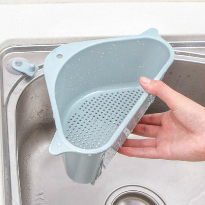 Kitchen Sink Multi-function Triangle Storage Rack Multi-purpose Dishwashing Sponge Drain Rack Storage Rack