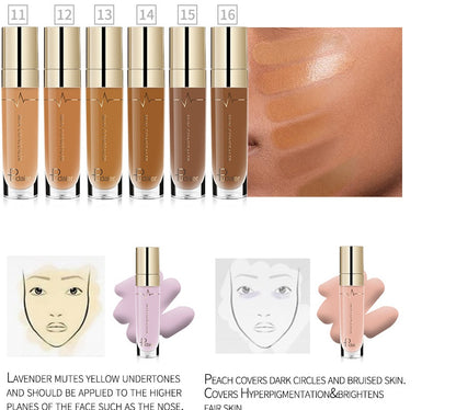 Pudaier foundation Professional Moisturizer Face Base MakeUp Långvarig Bekväm Concealer Makeup Kosmetisk Concealer