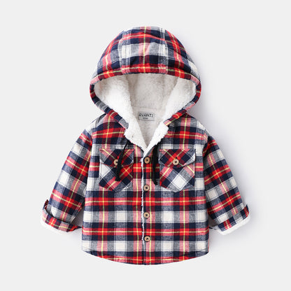 Boys' Hoodie extra heavy in autumn and winter