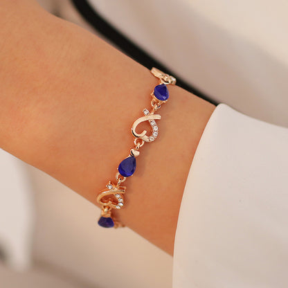 Strasskristallarmbandsmycken present till kvinnor