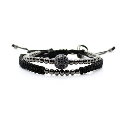 Herr Fotlänk Armband Hängen Armringar Silver