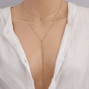 Simple necklace retro clavicle necklace