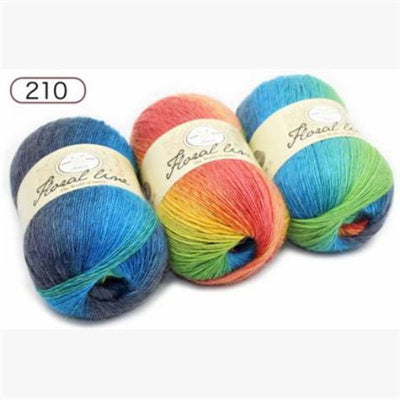 Rainbow ball of yarn