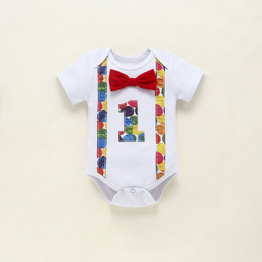 Children's Clothing Summer Collection - Baby Romper Birthday Edition