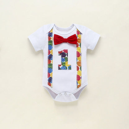 Children's Clothing Summer Collection - Baby Romper Birthday Edition