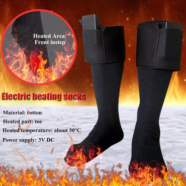 Chaussettes chauffantes électriques pour l'extérieur par temps froid