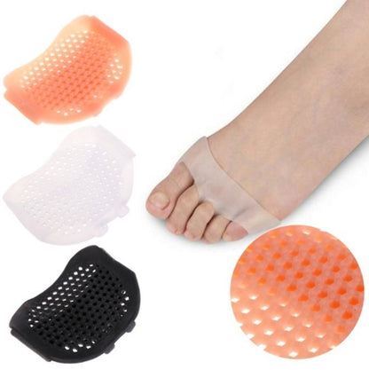 Coussinets avant en silicone pour semelle intérieure d'un demi-mètre Coussinets osynliga hög häl Skor Slip résistant Pads Smärta Relief fotvård