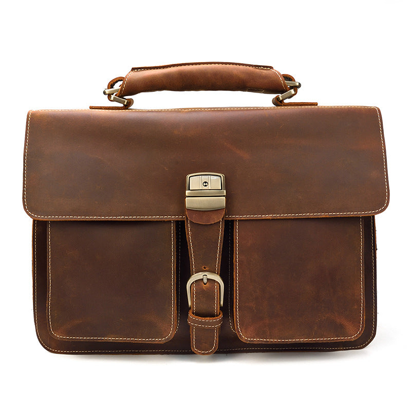 Men's leather briefcase