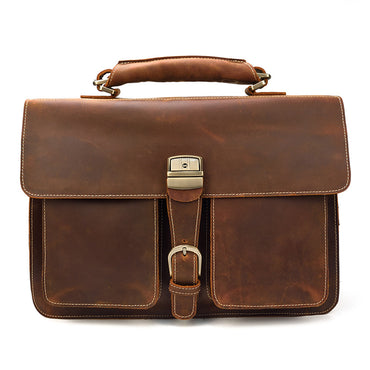 Men's leather briefcase