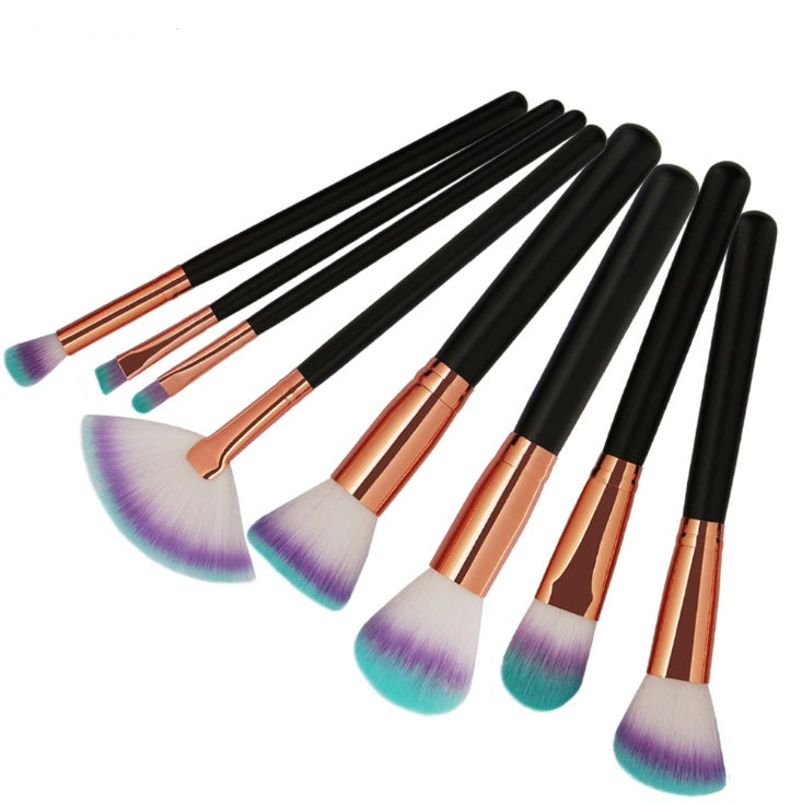 8 makeup brushes