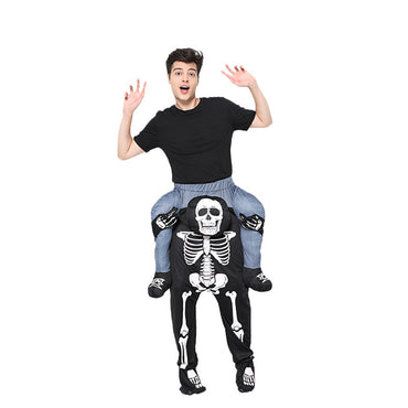 Halloween Funny Costume - Skeleton Rocking Horse