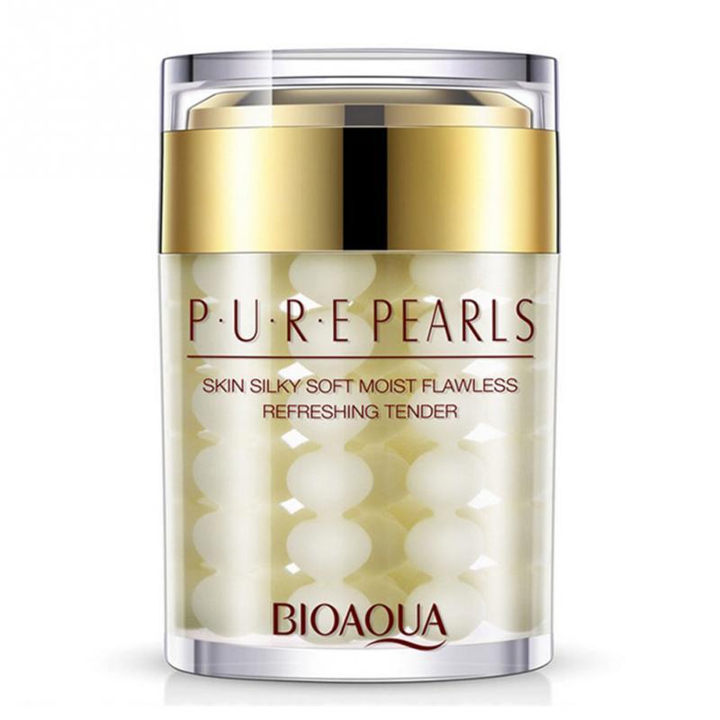 60ml Pure Pearl Cream ansiktskräm akne Behandling Återfuktande Anti Rynkor Anti Aging hudblekning Ansikte Hudvård 