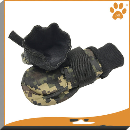 Waterproof walking pet shoes