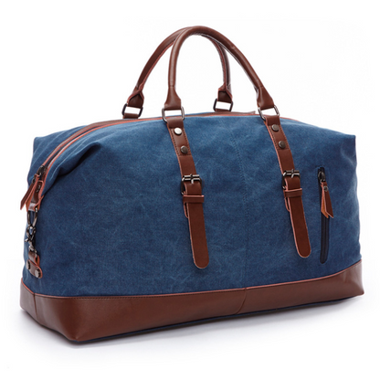 Sac fourre-tout en toile rétro pour hommes, sac de voyage tendance, grande capacité, bagages de voyage sur courte distance, sac à bandoulière