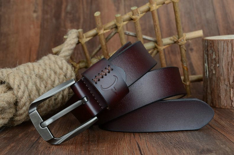 Ceinture homme en cuir à boucle ardillon