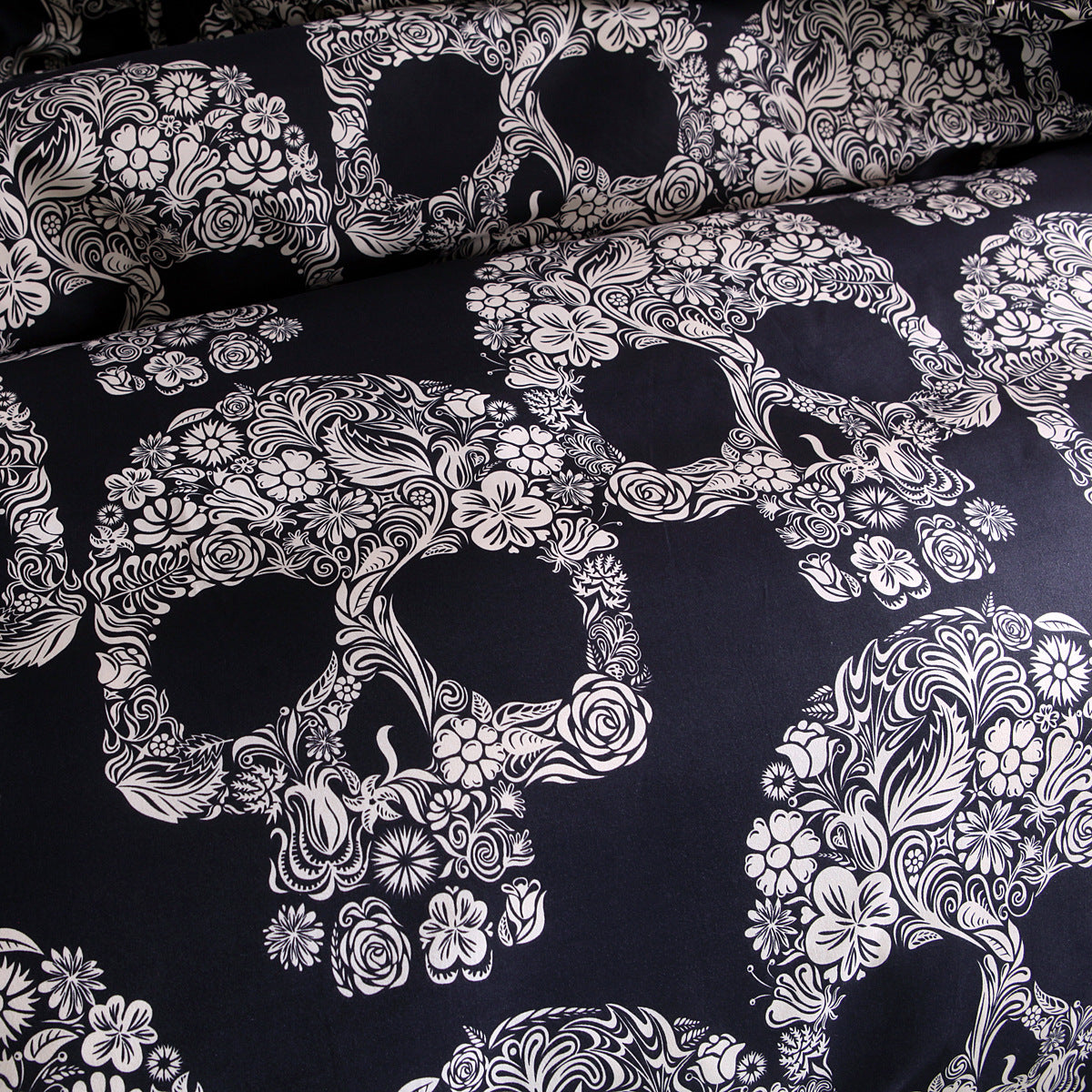 Skull Home Textile Set Quilt Cover