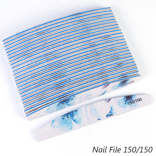 Water washable nail repair and care sanding nail file