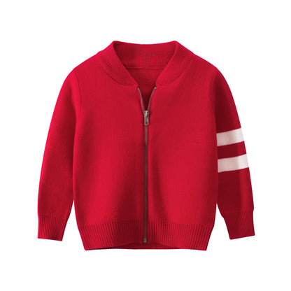 Koreansk barntröja cardigan babyjacka