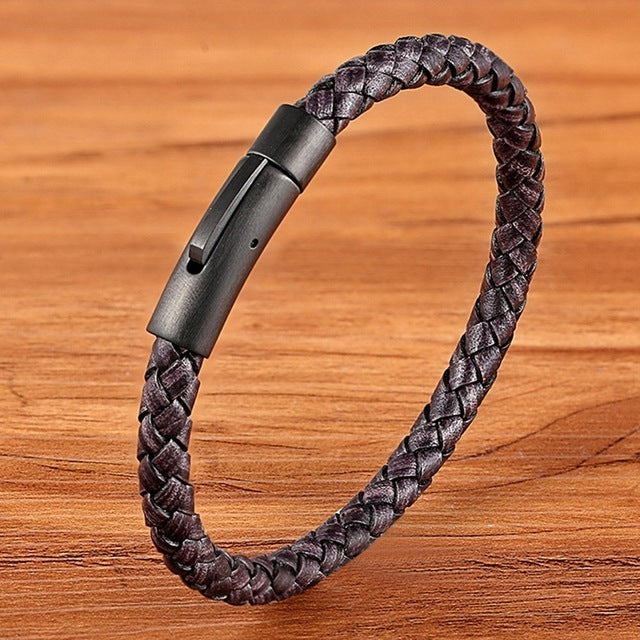Herr för kvinnor Armband Svarta rostfria smycken Gåvor 