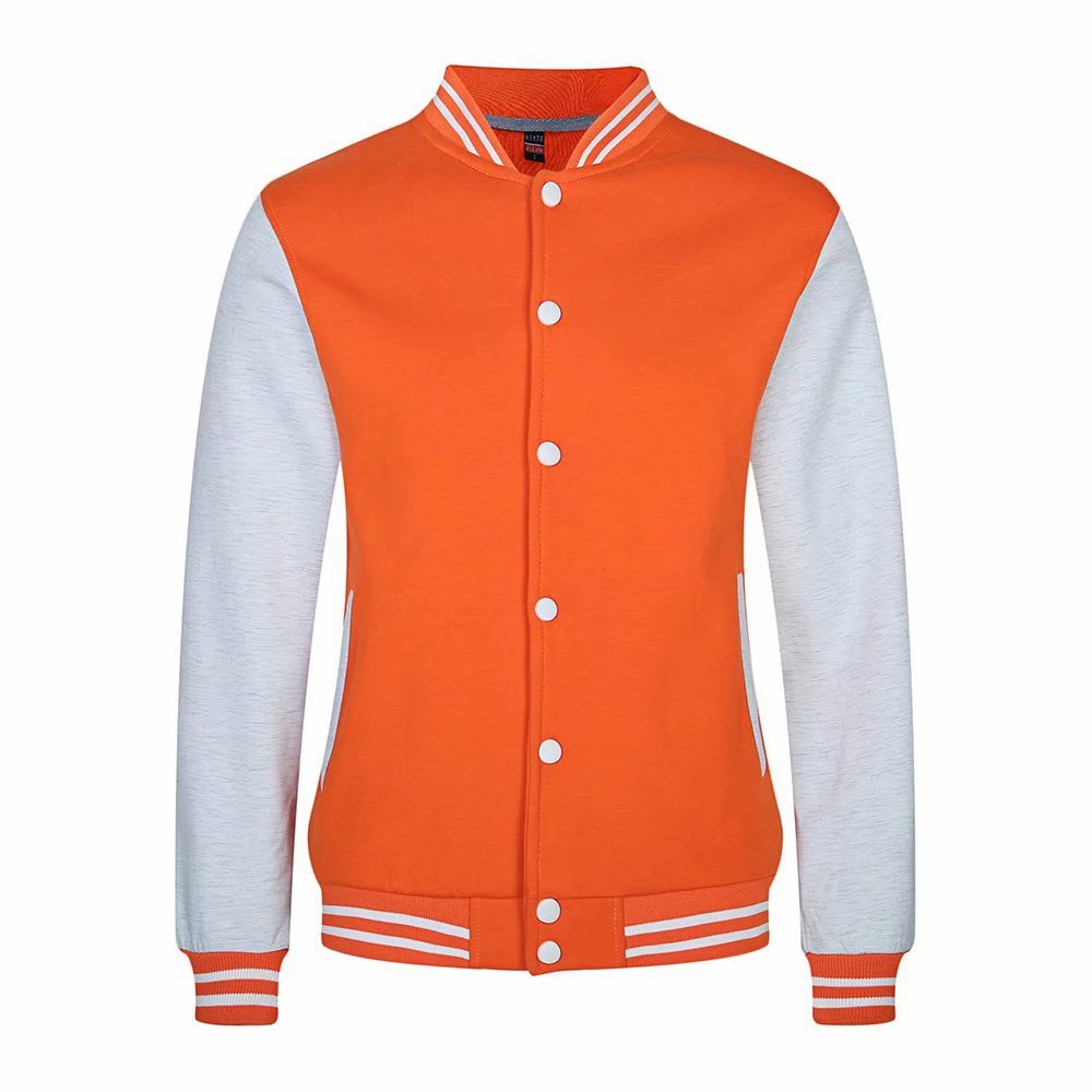 Button padded baseball uniform men and women cardigan sports jacket