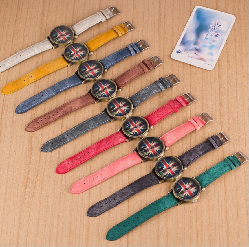 UK Flag Wrist Watch