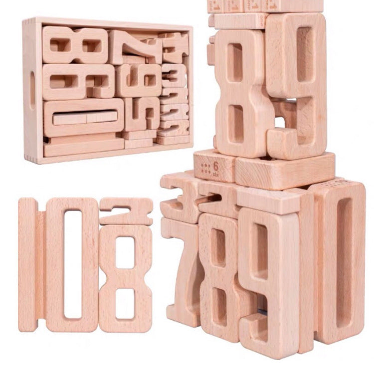 Early childhood education early education enlightenment cognitive digital beech blocks