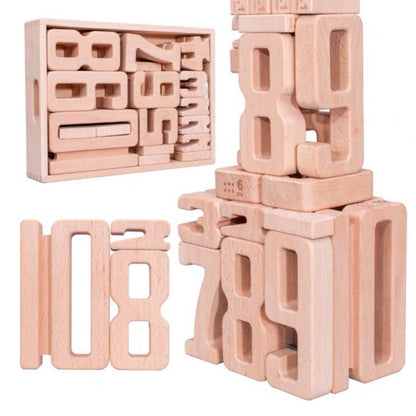 Early childhood education early education enlightenment cognitive digital beech blocks