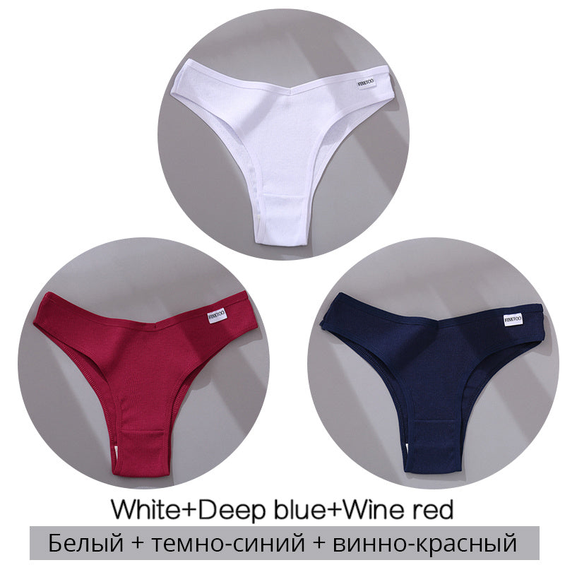 Women Cotton Underwear Women Thong Sexy Underwear