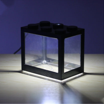 Plastic aquarium for office viewing