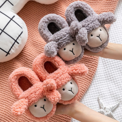 Cute cartoon little sheep children cotton shoes